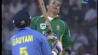 GAUTAM GAMBHIR VS ANDRE NEL  FUNNIEST SLEDGING OF ALL TIME WATCH AND COMMENT [upl. by Alison939]