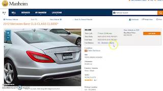 How to buy cars from Manheim Dealer Auction part 1 [upl. by Syverson]