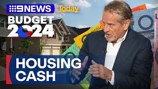 Big housing misses in the federal budget announcement  9 News Australia [upl. by Tamberg]