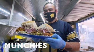 Las Tortas más grandes de Nueva York  Street food icons [upl. by Phelgon15]