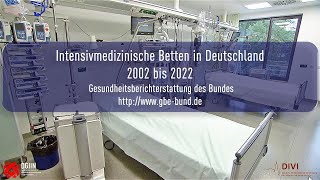 Intensivmedizinische Versorgung Betten in Deutschland 2022 bis 2022 [upl. by Dredi193]