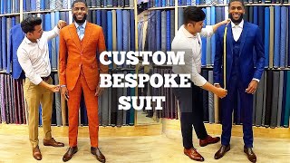 Two Custom Tailored Bespoke Suits Made in Bangkok Thailand 🇹🇭 Start to Finish [upl. by Aset]