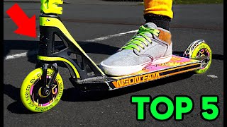 TOP 5 EASIEST SCOOTER TRICKS TO LEARN [upl. by Ymmas]