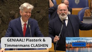 GENIAAL Kamer LACHT KEIHARD om grappen tussen Timmermans amp Plasterk Mooi dat u de Telegraaf leest [upl. by Hanas]