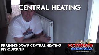 Draining down central heating [upl. by Ahsiuqel]