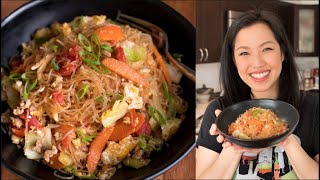 The Perfect Lockdown Recipe Glass Noodle StirFry Pad Woon Sen [upl. by Llezo777]