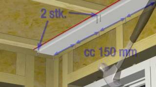 Monteringsanimasjon Focus MDF Panelbord i tak [upl. by Shaine]