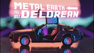 Metal Earth  Steel Model Kit DeLorean Full Build [upl. by Fein625]