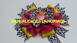 Como Hacer Lazos de moda con cinta o liston faya gros ❤️🌸🎀Moños para el cabello Ribbon Hair Bow [upl. by Osman433]