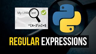 Regular Expressions in Python [upl. by Ayr]