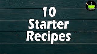 10 Vegetarian starter recipes ideas [upl. by Aitnwahs]