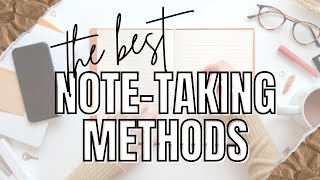 Best NoteTaking Methods for Students [upl. by Naginnarb336]