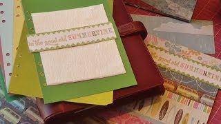 Filofax A5 Organizer Customizing Your Own Dividers  aSimplySimpleLife [upl. by Ogilvie]