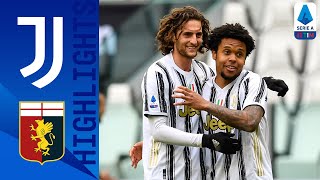 Juventus 31 Genoa  Kulusevski Morata and McKennie All Score in Juve Win  Serie A TIM [upl. by Adnalohs716]