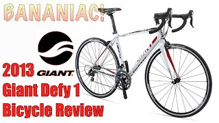 Giant Defy 1 Road Bike 2013  1 Year Review amp Specs [upl. by Odie921]