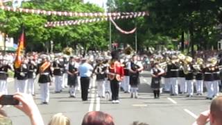 1st Marines Tribute Band  Guinness Adria Neuss Furth Königsparade 2012 [upl. by Phillipp243]