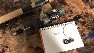 Bail Spring Repair on Daiwa Strikeforce 20002500b Spinning Reel H019901 [upl. by Vinson]