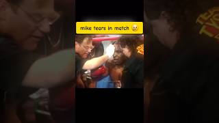 Mike tyson tears in match 😢 miketyson jakepaul fyp shorts boxing ufc [upl. by Werda499]