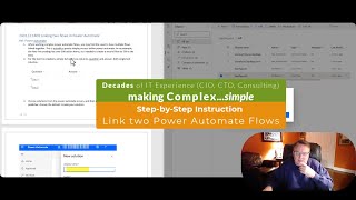 Easy to Follow Link two Power Automate Flows together 2401232032 [upl. by Kerri]