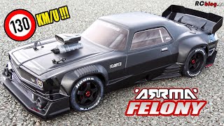 ARRMA FELONY 6S BLX 17 Street Bash AllRoad Muscle Car [upl. by Atiuqes]