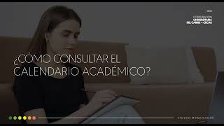 ¿Cómo consultar el Calendario Académico  CECAR [upl. by Aissila148]