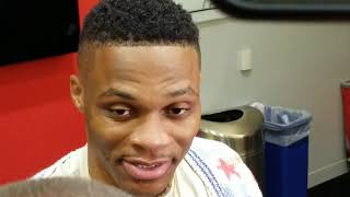 Russell Westbrook quotPat Bev trick yall like he play defense He aint guard nobodyquot [upl. by Eener]