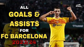 Ferran Torres ► All Goals amp Assists for FC Barcelona in 202324 ● English Commentary HD [upl. by Llenet763]