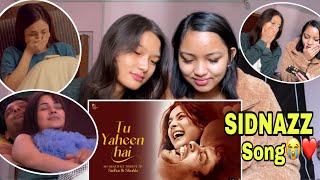 Tu Yaheen Hai🥺TRIBUTE Siddhartha Sukla  Shehnaaz Gill  SIDNAAZ  Reaction [upl. by Gentilis491]