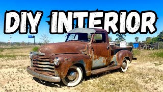 TRASHED to NEW 1948 Chevy gets budget INTERIOR  a hood and MORE [upl. by Ylrebnik]