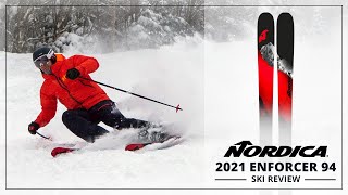 2021 Nordica Enforcer 94 Ski Review [upl. by Dorej]