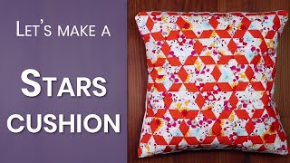 How to make a Stars cushion Fabric Weaving project [upl. by Trepur]