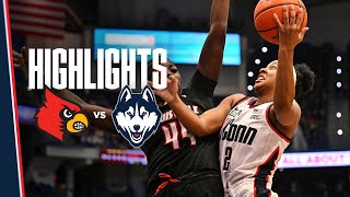 HIGHLIGHTS  UConn Women’s Basketball vs Louisville [upl. by Osmen]