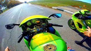 Kawasaki Zx9r Ощущения после шестисотки [upl. by Atinrev937]