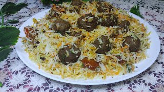 Mutton Kofta biryani recipe ❤️ Market Jaisi Biryani recipe ❤️ Biryani Banaye with Cook With Nida [upl. by Gora]