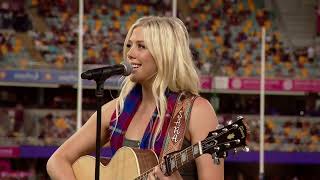 Sara Berki  Take Me Home Country Roads Cover Live at the Gabba Brisbane March 2024 [upl. by Lindly]