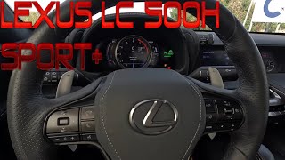 Lexus LC 500h Sport  Mandos al volante  Consola central  POV [upl. by Leahpar652]