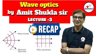 Recap of Wave Optics L3 l important MCQs l Amit Shukla Sir [upl. by Samot]