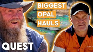 The Biggest Opal Hauls Of Season 7  Outback Opal Hunters [upl. by Jezrdna733]