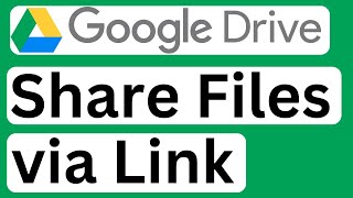 How to Share Files from Google Drive via Link  Easy to Follow [upl. by Ahsirk]