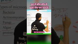 Soil Microbiology 🧫🦠 By Dr P K Sir shorts video soilscience agriwill agriculture exams [upl. by Bee455]