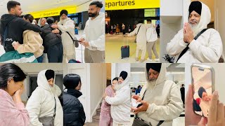 GOING BACK TO INDIA 🇮🇳  EMOTIONAL MOMENT  SOHRA DAD NE KION MANGI MAAFI  INDER amp KIRAT [upl. by Suivatnad]