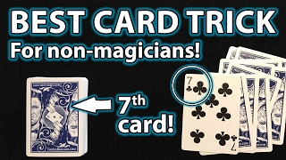 BEST MAGIC CARD TRICK for ANYONE Revealed Card at Random Number [upl. by Nevai]