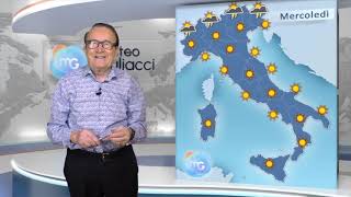 Previsioni meteo per mercoledì 10 luglio Estate padrona della situazione [upl. by Norvan978]