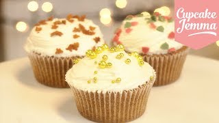 Spiced Christmas Cupcakes  Cupcake Jemma [upl. by Wagner]