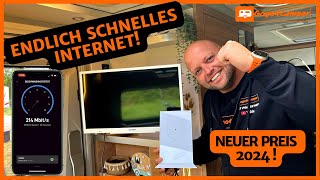 🚀schnelles Internet im Wohnwagen  Wohnmobil mit dem mobilen Internet von Starlink besser als LTE [upl. by Cari]