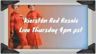 KIERSTEN RED RESALE LIVE JEWELRY AUCTION [upl. by Sands]