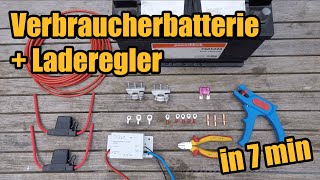 ZWEITBATTERIE in jedes AutoWohnmobil einbauen amp anschließen [upl. by Minoru883]