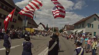 Parade in Möhlin Switzerland Lancraft quotMajor Camquot [upl. by Latsryc]