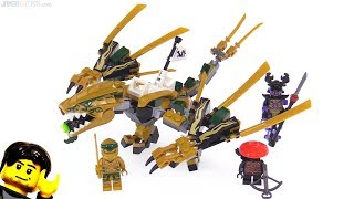 LEGO Ninjago Legacy Golden Dragon review 🐲 70666 [upl. by Golub254]