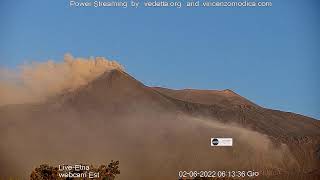 Etna Live Webcam  Episode 020622 [upl. by Assiroc]